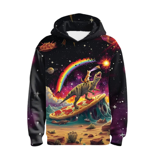 Boys Girls 3D Graphic Hoodies Unisex