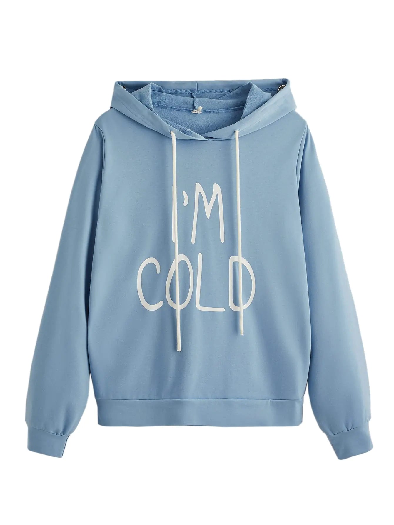 Womens Hoodies Long Sleeve Pullover Drawstring